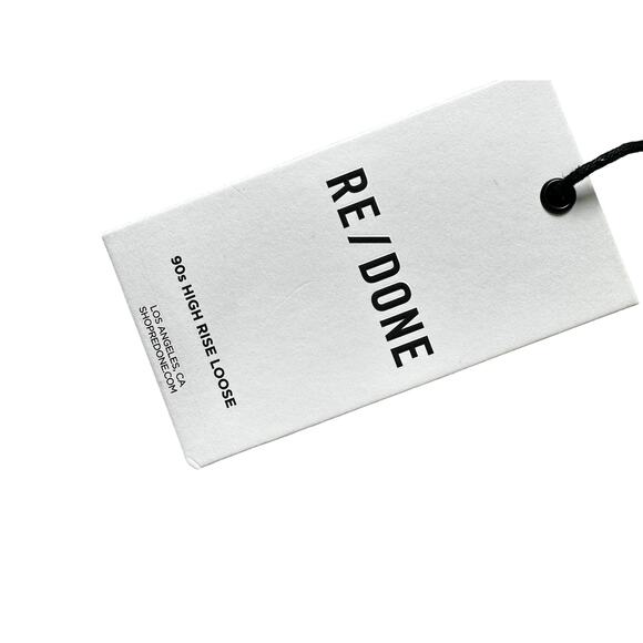 RE/DONE Women's Jeans Size 23 90s High‎ Rise Loose Buttonfly NEW - Picture 5 of 12